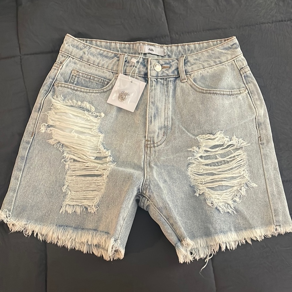 Denim shorts